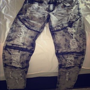 Black grayish skinny jeans